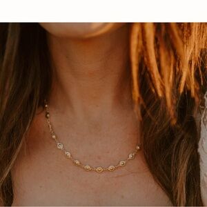 14k gold plated necklace